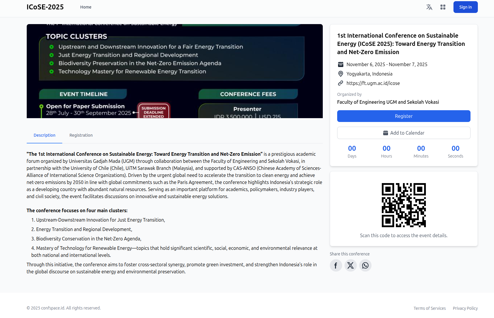 Confspace.id — Platform Manajemen Konferensi & Event Akademik Terintegrasi