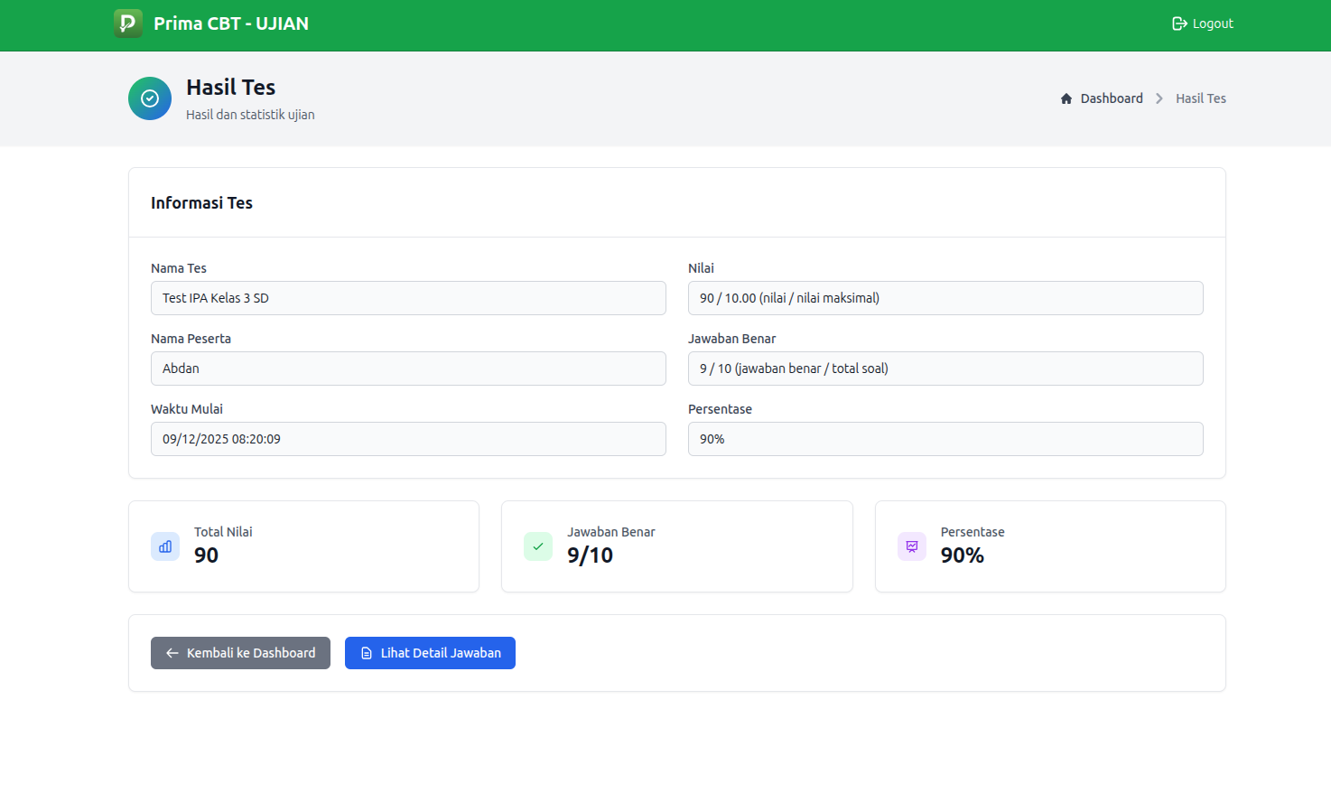 PrimaCBT — Platform Ujian Online & Computer Based Test Modern dan Terpercaya